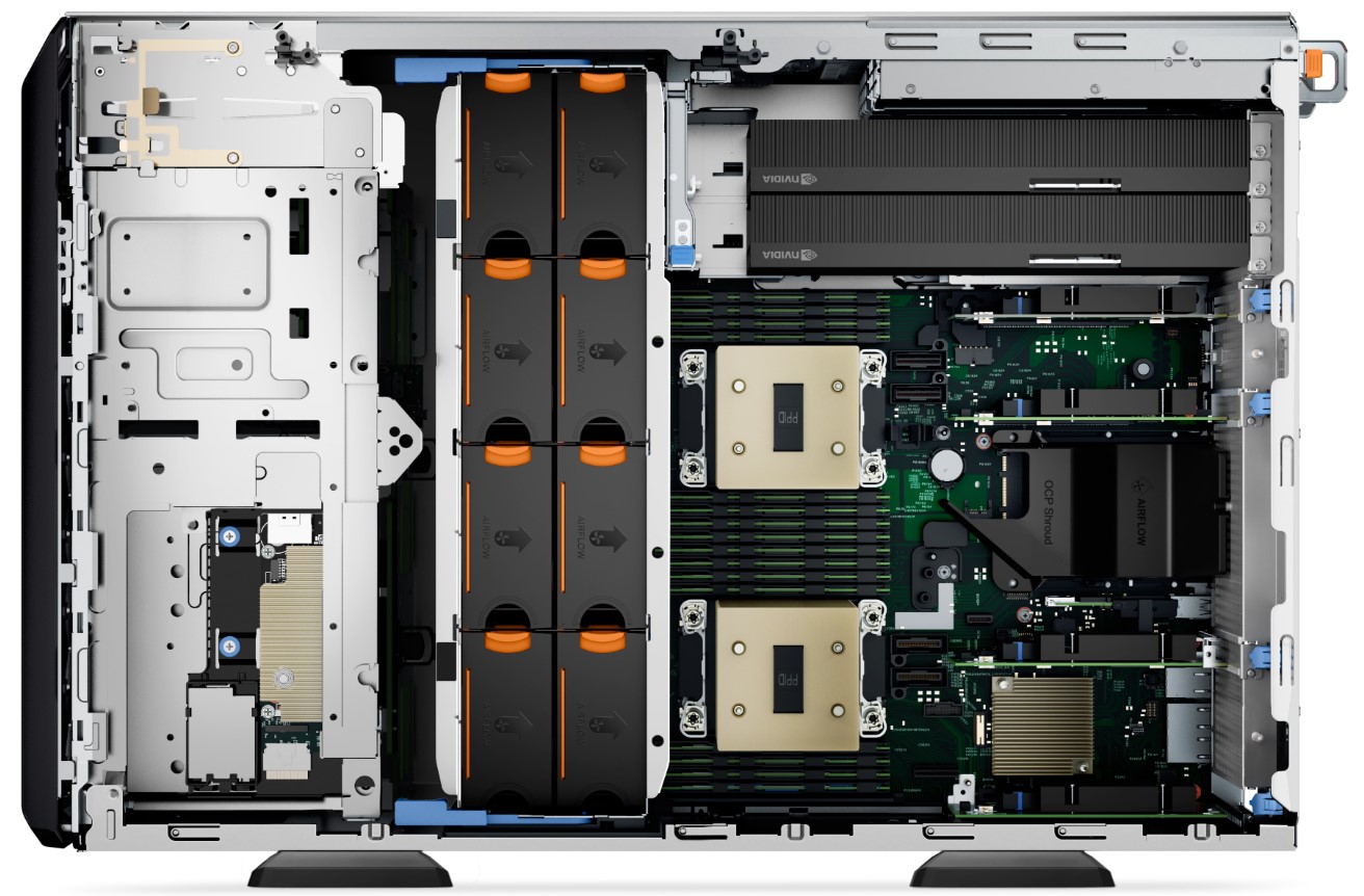 Dell server PowerEdge T560 4514Y/ 64G/ 1x480 GB SSD/ 8x3, 5"/ H755/ 2x1100W/ 3Y NBD 