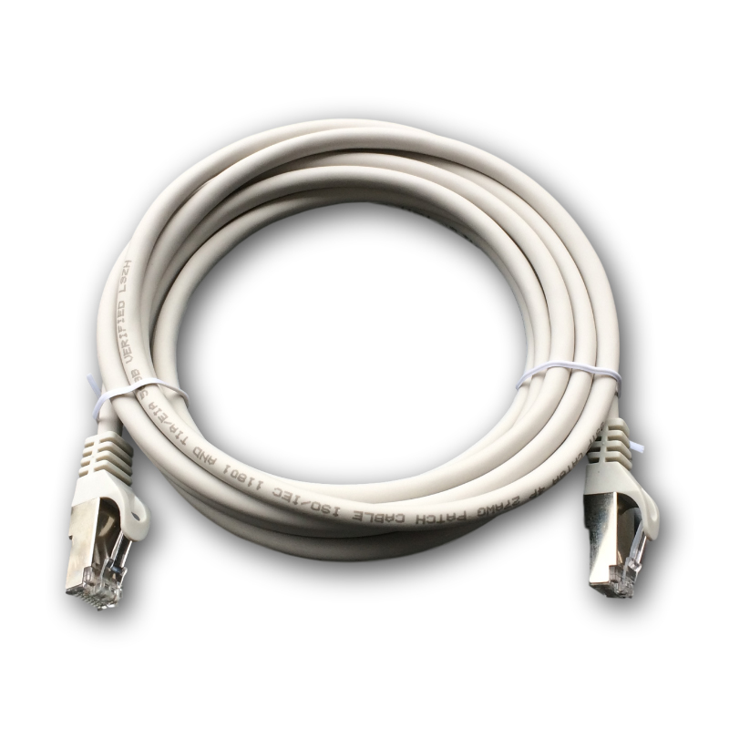 DATACOM Patch cord S/ FTP CAT6A 3m sivý