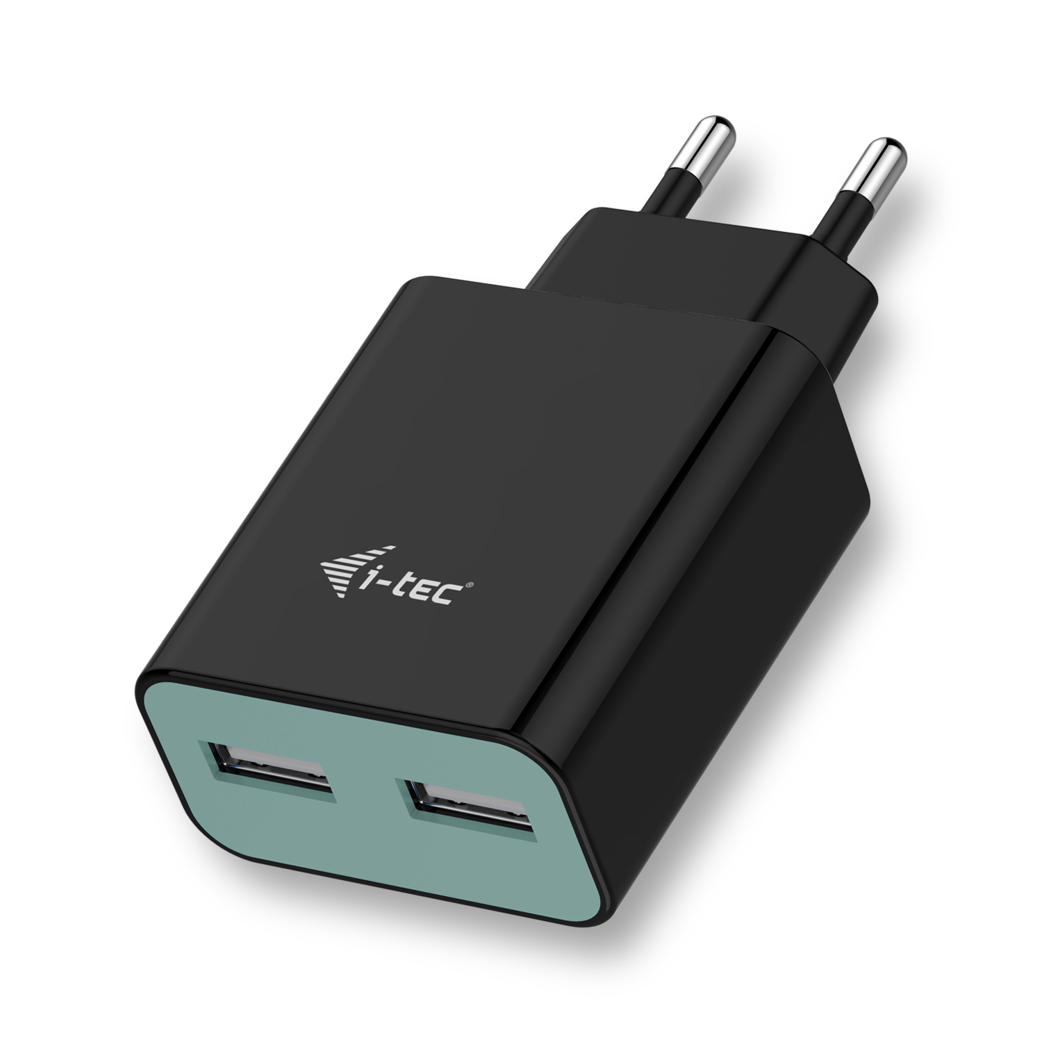 i-tec USB Power Charger 2 Port 2.4 Black