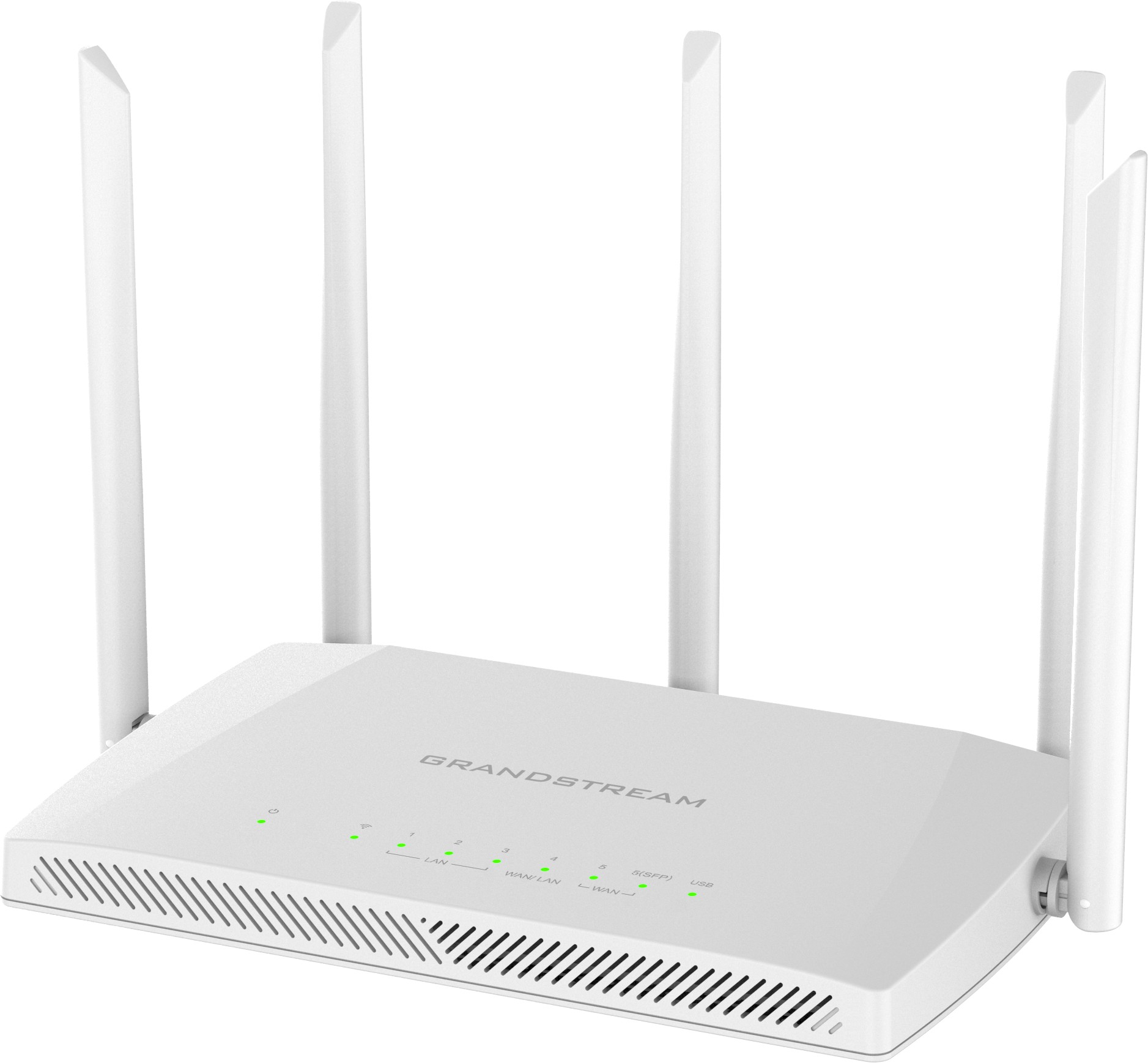 Grandstream GWN7062 Wi-Fi 6 router, 1× 2.5G Combo SFP/ RJ45 WAN, 1× 1G WAN/ LAN, 1× 2.5G LAN, 2× 1G LA 
