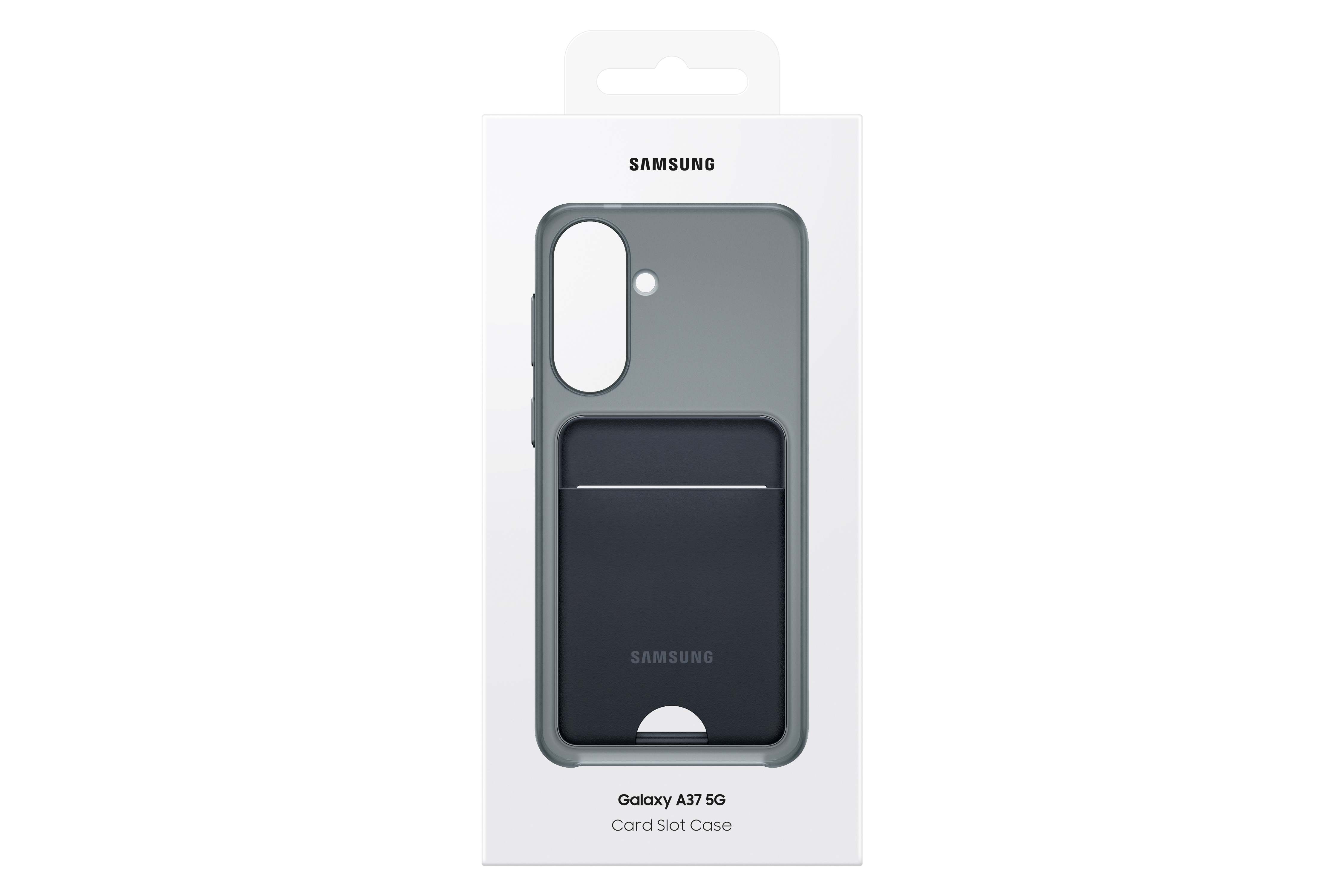 Samsung Zadný kryt s vreckom na kartu A37 Black 