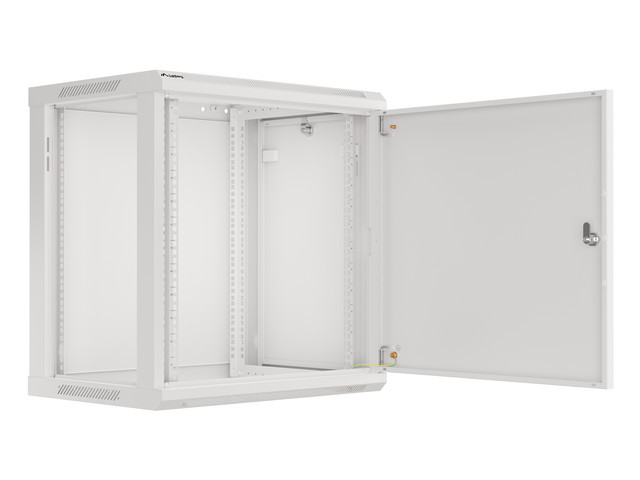 LANBERG RACKOVÁ SKRIŇA 19" NÁSTENNÁ 12U/ 600X450 PRO VLASTNÚ MONTÁŽ S KOVOVÝMI DVERAMI ŠEDÁ 