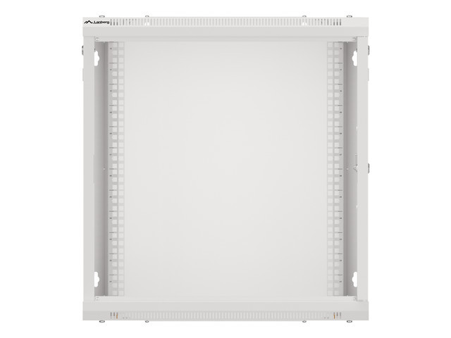 LANBERG RACKOVÁ SKRIŇA 19" NÁSTENNÁ 12U/ 600X450 PRO VLASTNÚ MONTÁŽ S KOVOVÝMI DVERAMI ŠEDÁ 