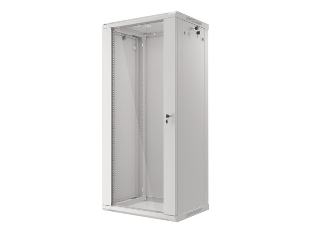 LANBERG RACKOVÁ SKRIŇA 19" NÁSTENNÁ 27U/ 600X450 (FLAT PACK) ŠEDÁ V2 