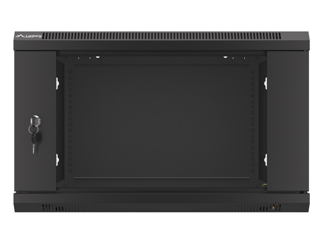 LANBERG 19" RACKOVÁ SKRIŇA PRO MONTÁŽ NA STENU 6U/ 600X600 (FLAT PACK) ČIERNA V2 
