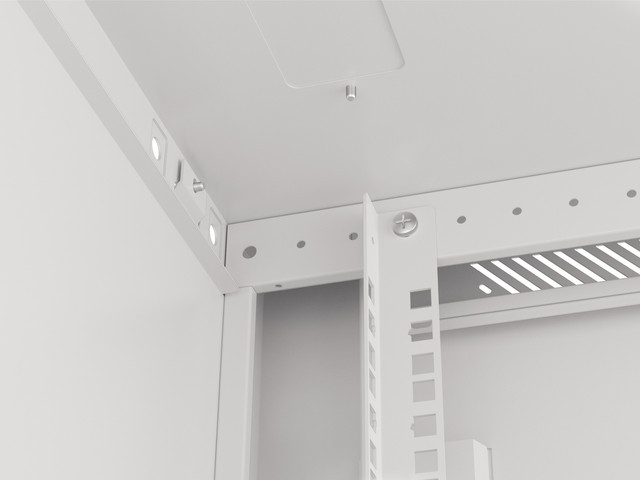 LANBERG 19" RACKOVÁ SKRIŇA PRO MONTÁŽ NA STENU 18U/ 600X600 (FLAT PACK) ŠEDÁ V2 