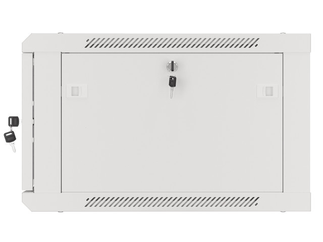 LANBERG 19" RACKOVÁ SKRIŇA PRO MONTÁŽ NA STENU 6U/ 600X600 (FLAT PACK) S PROSKLENÝMI DVERAMI ŠEDÁ V2 