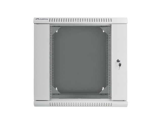 LANBERG RACKOVÁ SKRIŇA 19" DVOJDIELNA NÁSTENNÁ 12U/ 600X600 (FLAT PACK) ŠEDÁ 