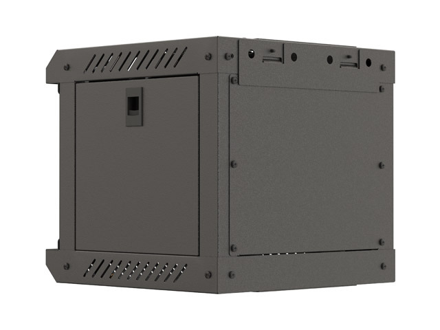 LANBERG RACKOVÁ SKRIŇA 10" NÁSTENNÁ 4U/ 300X300 (FLAT PACK) S PRESKLENÝMI DVERMI ČIERNA 