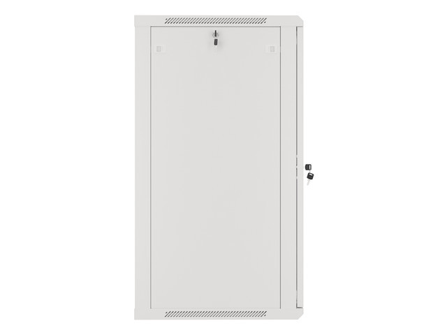 LANBERG 19" RACKOVÁ SKRIŇA PRO MONTÁŽ NA STENU 22U/ 600X600 (FLAT PACK) S PROSKLENÝMI DVERAMI ŠEDÁ V2 