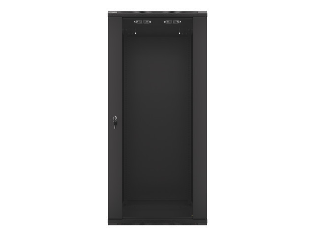 LANBERG 19" RACKOVÁ SKRIŇA PRO MONTÁŽ NA STENU 27U/ 600X600 (FLAT PACK) ČIERNA V2 