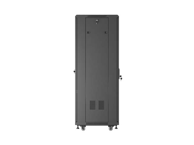 LANBERG 19" VOĽNE STOJÚCA RACKOVÁ SKRIŇA 32U/ 600X600 (FLAT PACK) S PRESKLENÝMI DVERAMI ČIERNA 