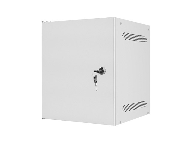 LANBERG RACKOVÁ SKRIŇA 10" PRO MONTÁŽ NA STENU 6U/ 280X310 PRO VLASTNÚ MONTÁŽ S KOVOVÝMI DVERAMI ŠEDÁ 