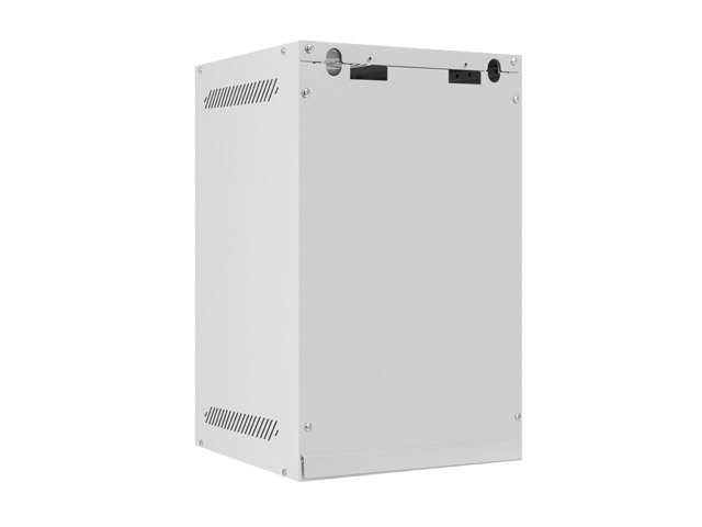LANBERG RACKOVÁ SKRIŇA 10" NÁSTENNÁ 9U/ 280X310 (FLAT PACK) S PRESKLENÝMI DVERAMI ŠEDÁ 