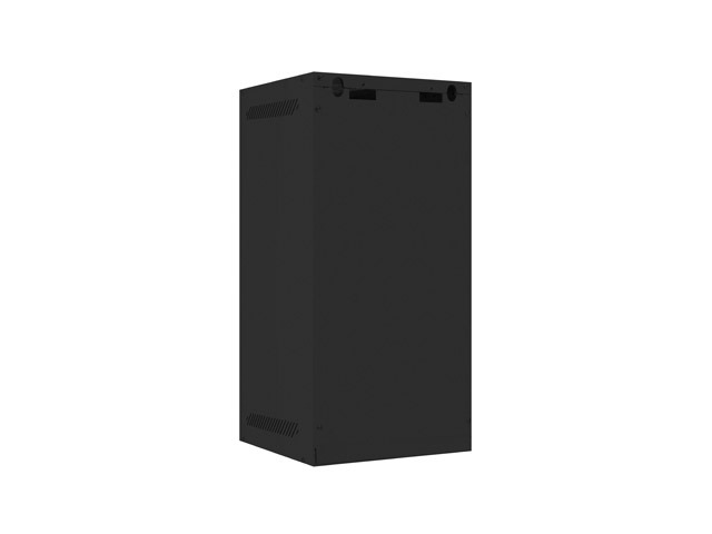 LANBERG RACKOVÁ SKRIŇA 10" NÁSTENNÁ 12U/ 280X310 PRO VLASTNÚ MONTÁŽ S KOVOVÝMI DVERAMI ČIERNA-FLAT PACK 