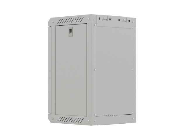 LANBERG RACKOVÁ SKRIŇA 10" NÁSTENNÁ 9U/ 300X300 (FLAT PACK) S PRESKLENÝMI DVERAMI ŠEDÁ 