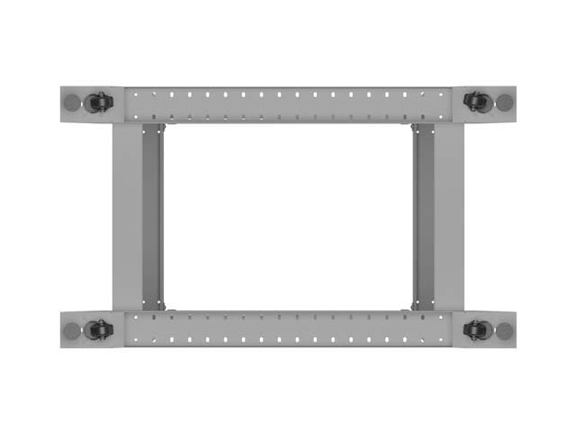LANBERG OTVORENÝ RACK 19" 22U 600X800 ŠEDÝ 