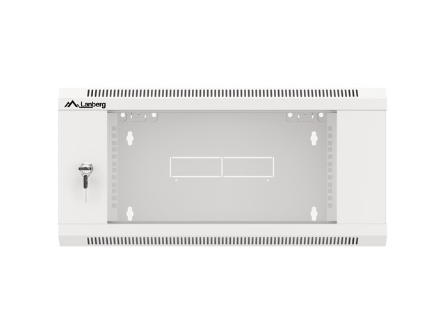 LANBERG RACKOVÁ SKRIŇA 19" NÁSTENNÁ 4U 600 RÝCHLA MONTÁŽ (PLOCHÉ BALENIE) ŠEDÁ 