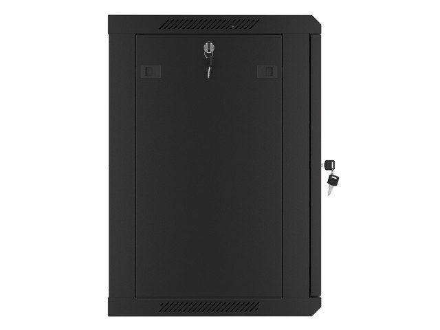 LANBERG RACKOVÁ SKRIŇA 19" NÁSTENNÁ 12U/ 600X450 PRO VLASTNÚ MONTÁŽ S KOVOVÝMI DVERAMI ČIERNA 