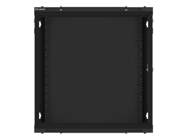 LANBERG RACKOVÁ SKRIŇA 19" NÁSTENNÁ 12U/ 600X450 PRO VLASTNÚ MONTÁŽ S KOVOVÝMI DVERAMI ČIERNA 