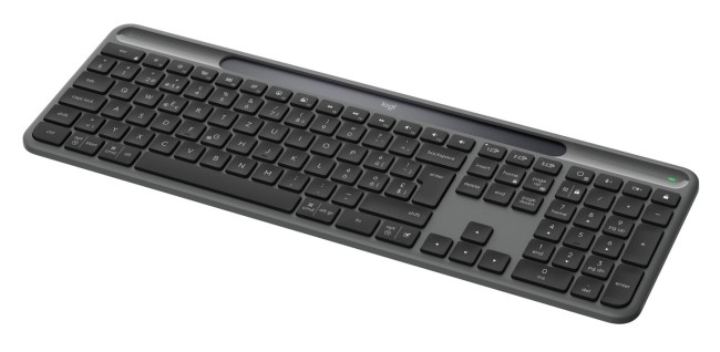 PROMO klávesnica Logitech Slim solar+, US 