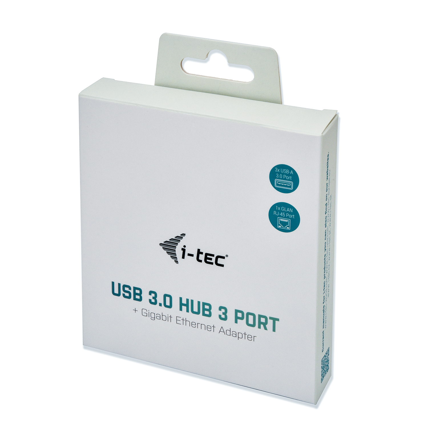 i-tec USB 3.0 Metal HUB 3 Port + Gigabit Ethernet 