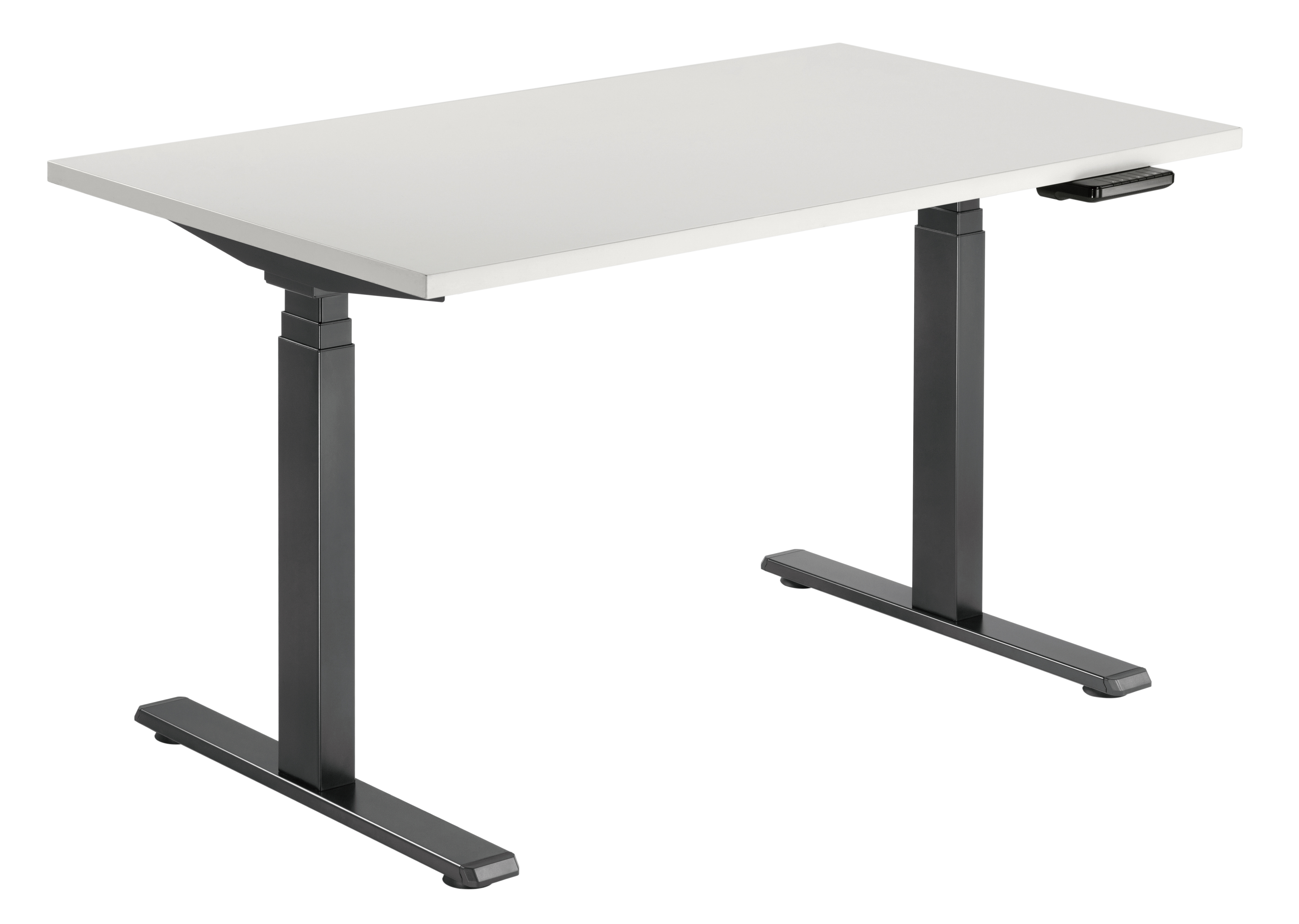 Stolová doska BR168BL, 1600 x 800 x 25 mm biela pre výškovo nastaviteľné podnože Brateck 