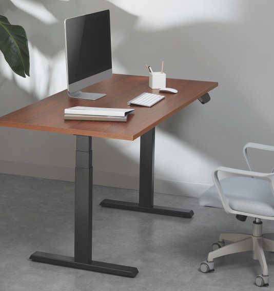 Stolová doska BR168R, 1600 x 800 x 25 mm orech pre výškovo nastaviteľné podnože Brateck 