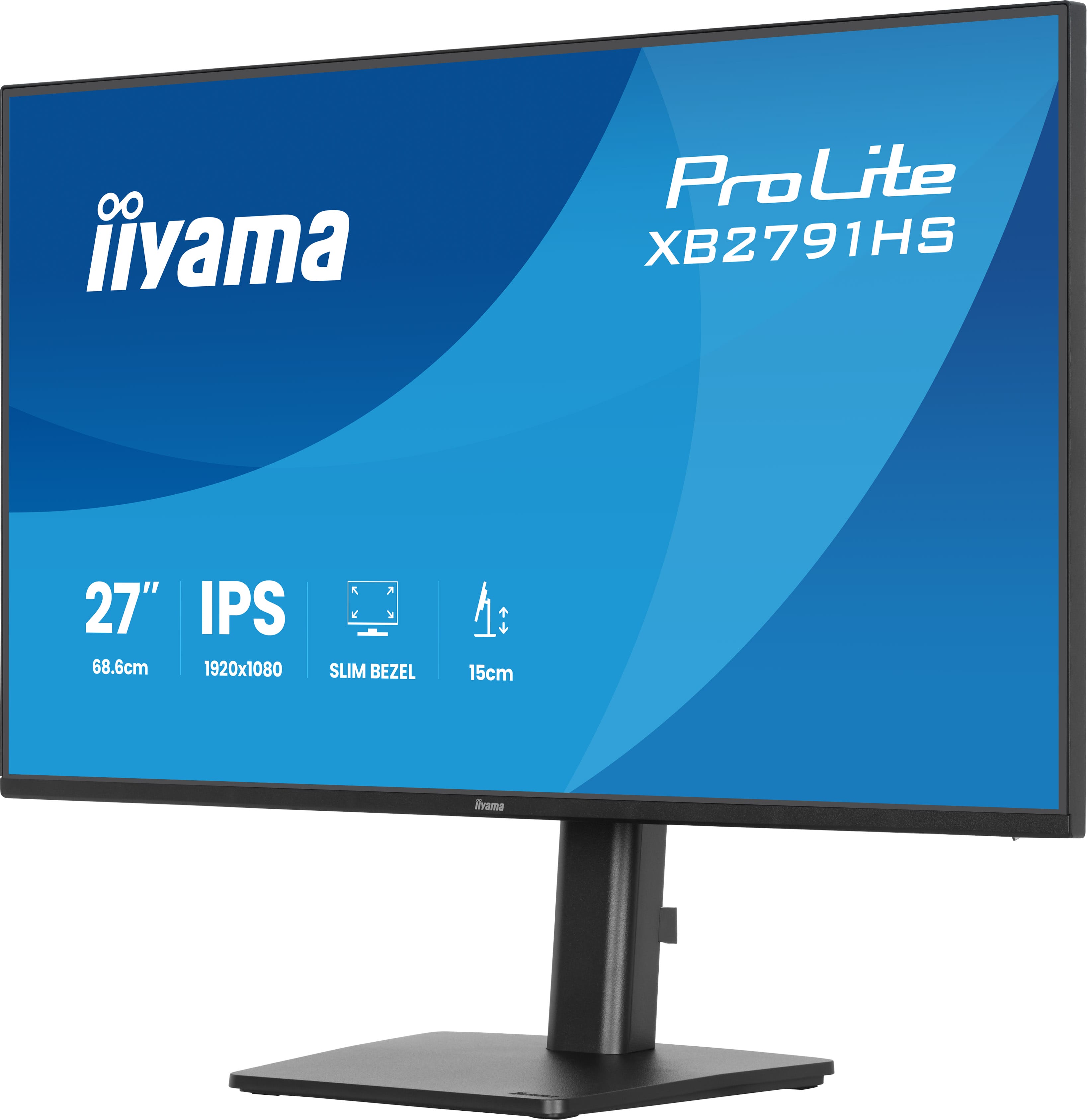 iiyama ProLite/ XB2791HS-B1/ 27"/ IPS/ FHD/ 120Hz/ 1ms/ Čierna/ 3R 