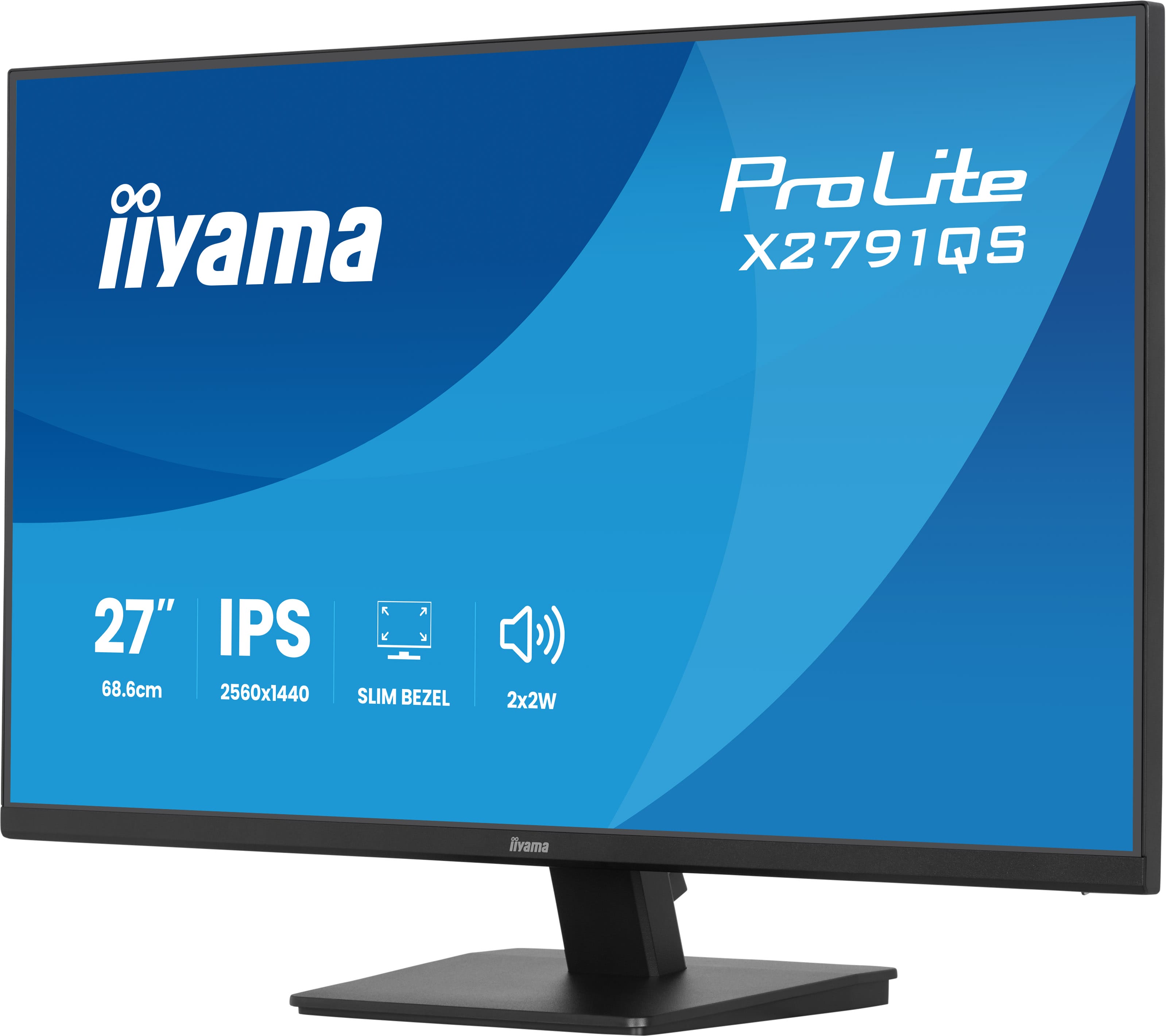 27" iiyama X2791QS-B1: IPS, QHD, HDMI, DP 