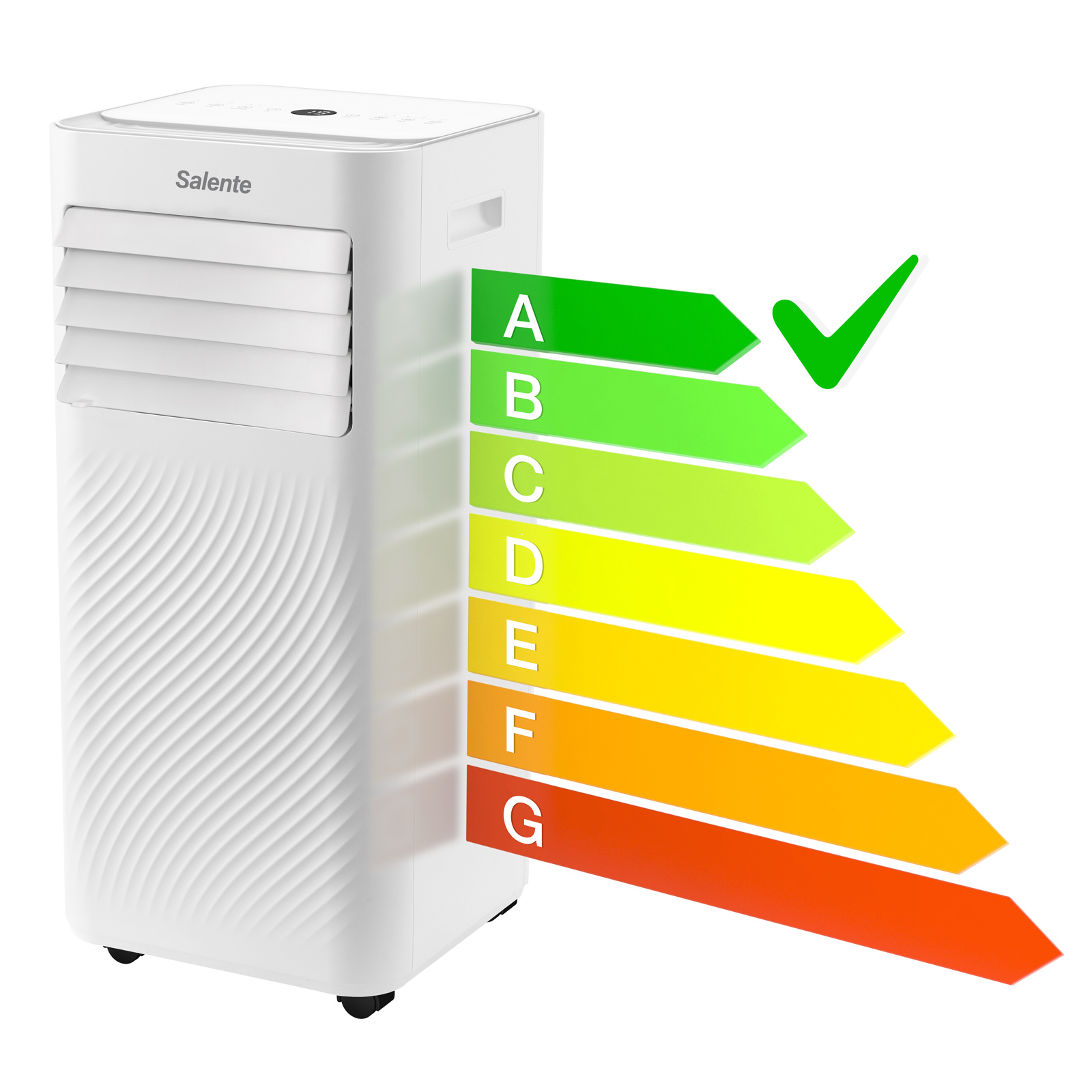 Salente SummerICE7, múdra mobilná klimatizácia, 7000 BTU, WiFi + Bluetooth, diaľk. ovl. 