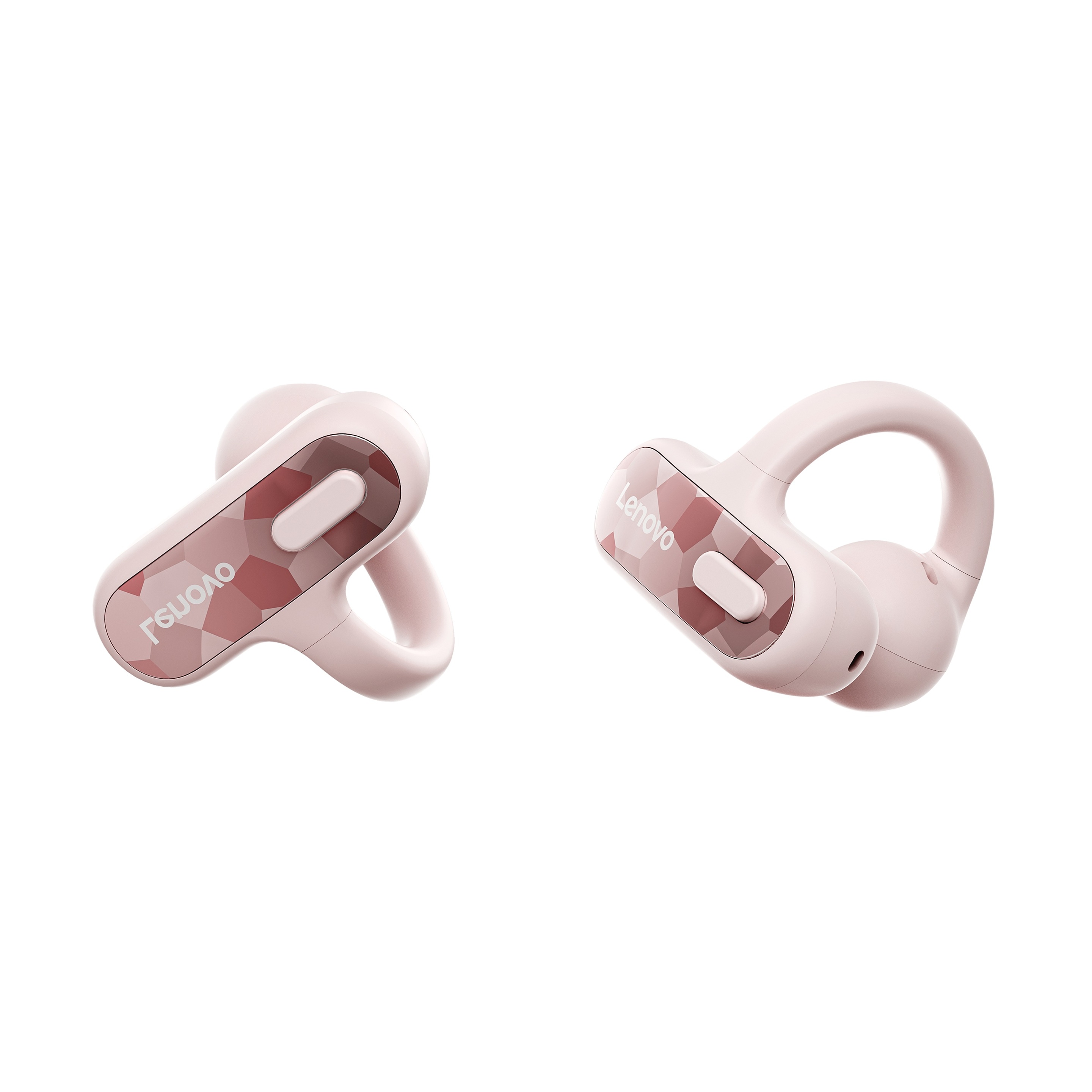 Lenovo Open-Ear Clip-on Earbuds X500/ BT/ Ružová 