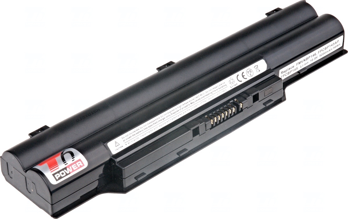 Batéria T6 Power Fujitsu LifeBook S7110, S6310, S751, S752, S762, SH761, SH782, 5200mAh, 56Wh, 6cell