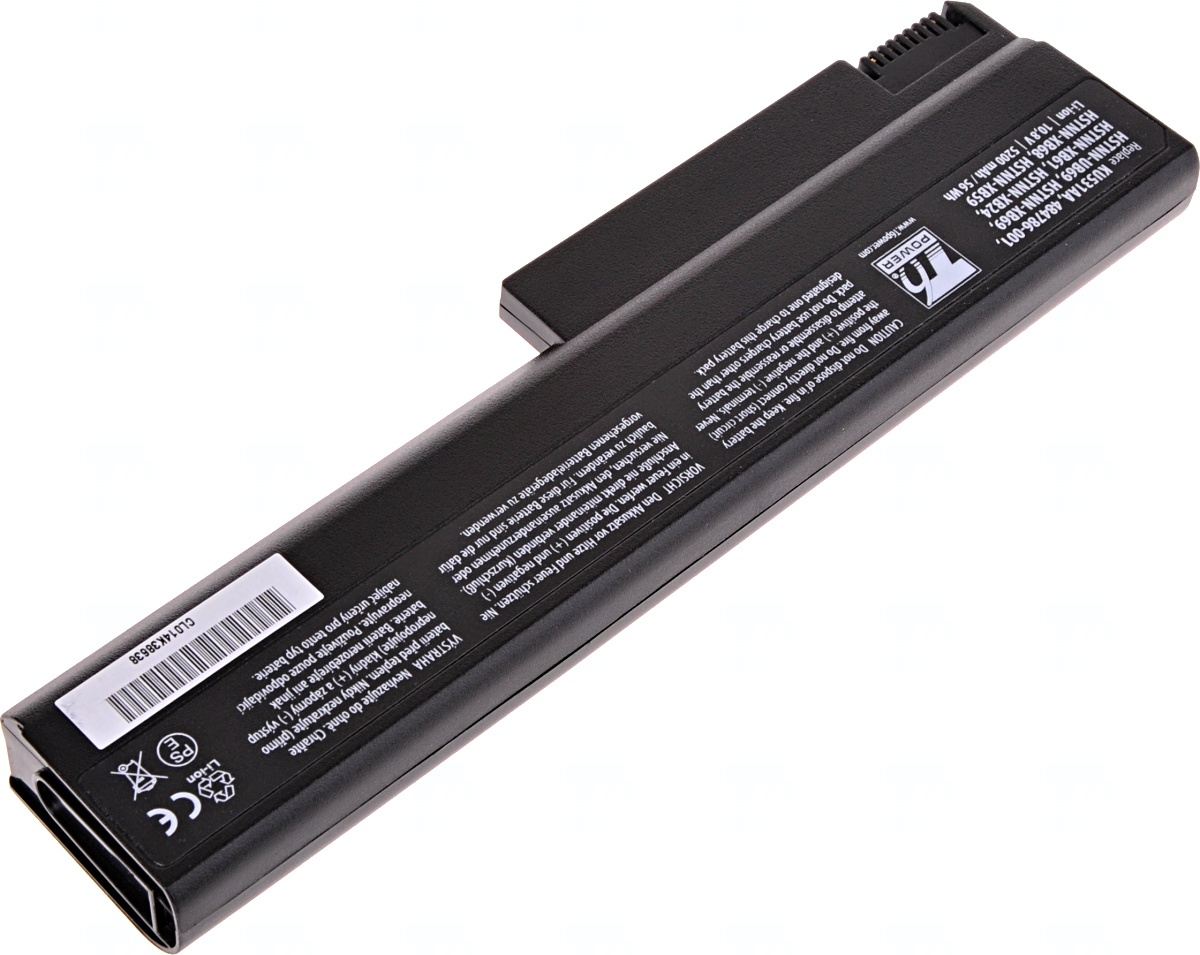 Batéria T6 Power HP 6530b, 6730b, 6930b, ProBook 6440b, 6450b, 6540b, 6550b, 5200mAh, 56Wh, 6cell 