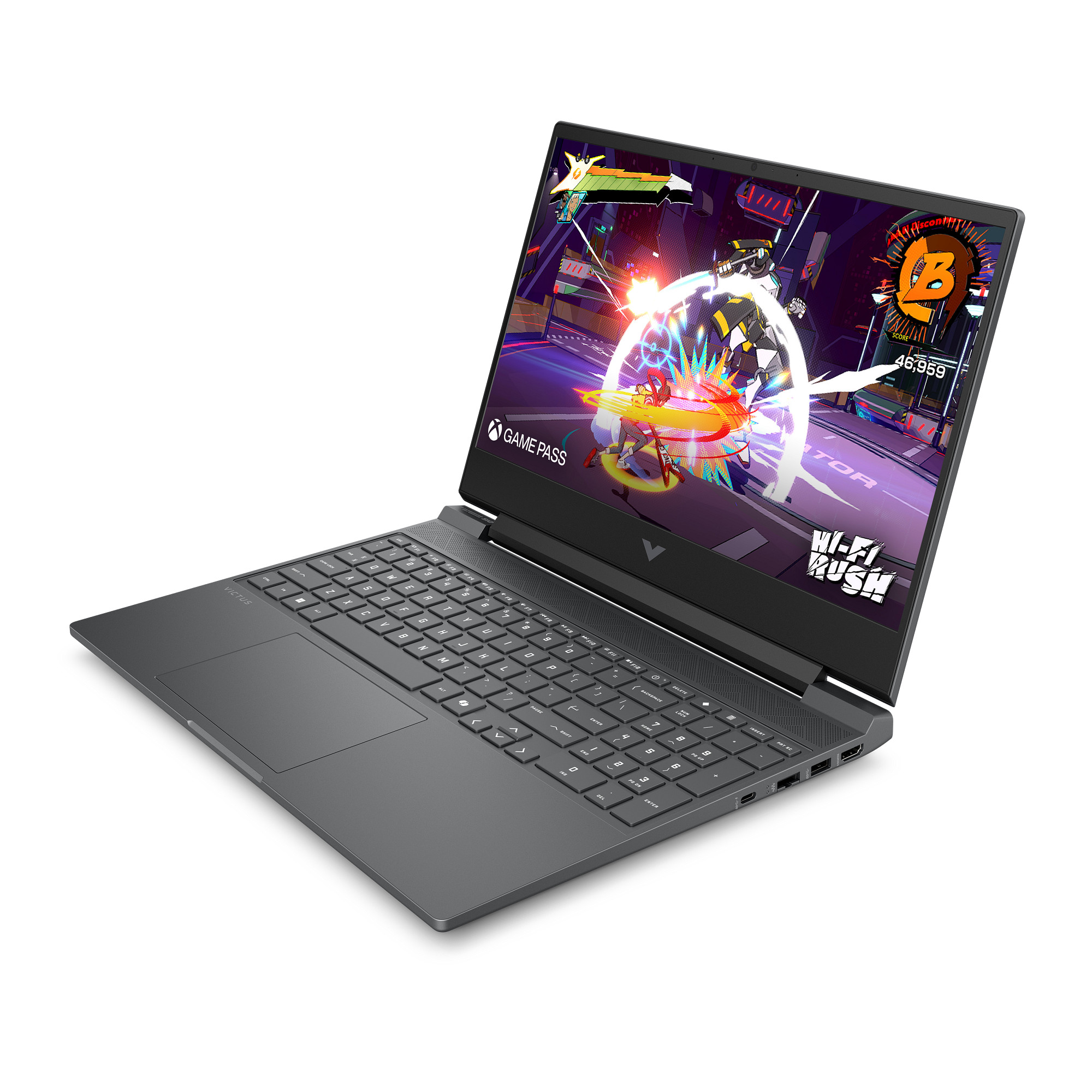 HP Victus/ 15-fa2002ncx/ i5-13450HX/ 15, 6"/ FHD/ 16GB/ 512GB/ RTX 3050/ W11H/ Silver/ 3R 