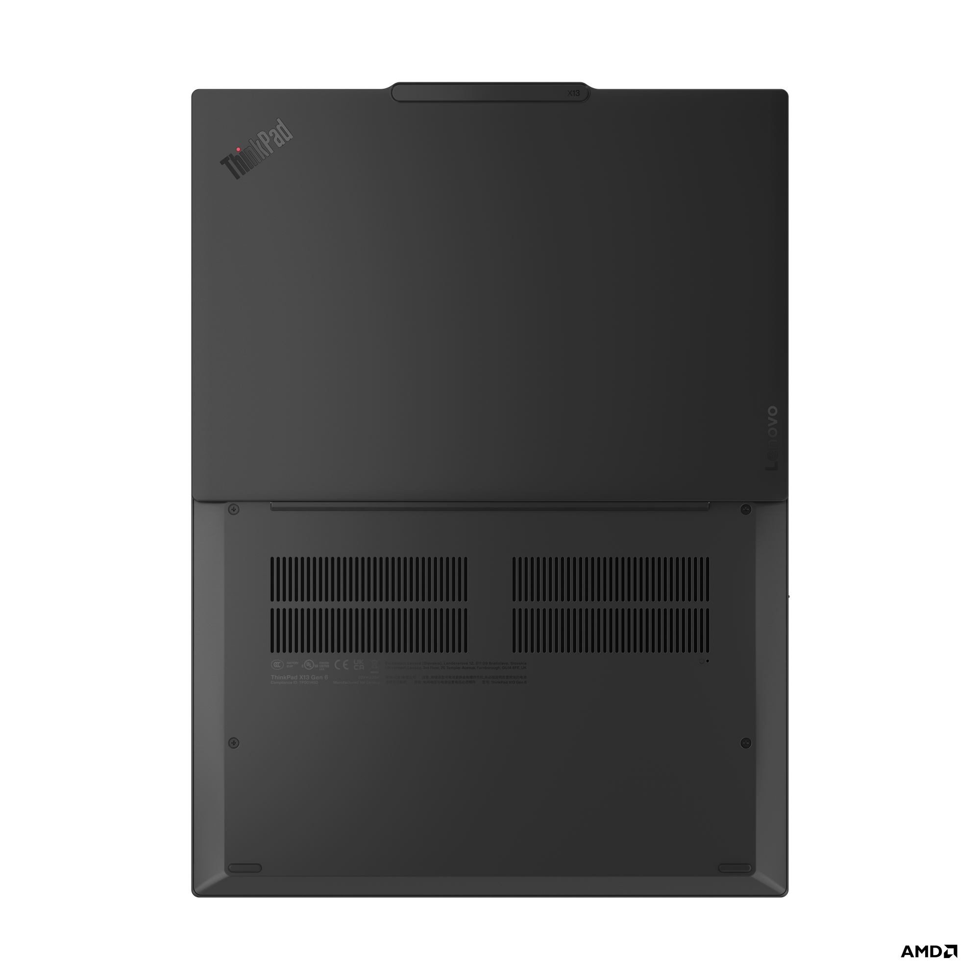 Lenovo ThinkPad X/ ThinkPad X13 Gen 6 (AMD)/ AI7PRO-350/ 13, 3"/ WUXGA/ 32GB/ 1TB/ AMD int/ W11P/ Black/ 3R 