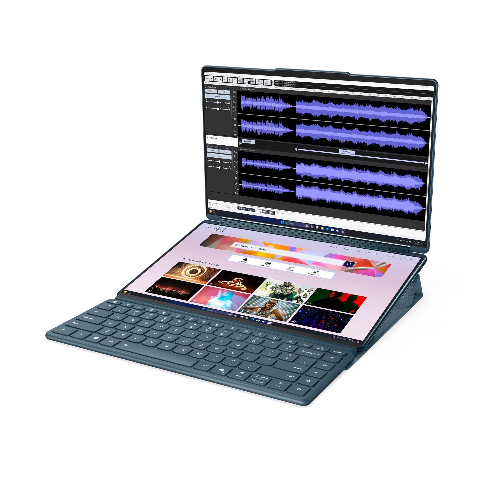 Lenovo Yoga Book 9/ 14IAH10/ U7-255H/ 14"/ 2880x1800/ T/ 32GB/ 1TB/ Intel int/ W11P/ Tidal Teal/ 3R On-Site 