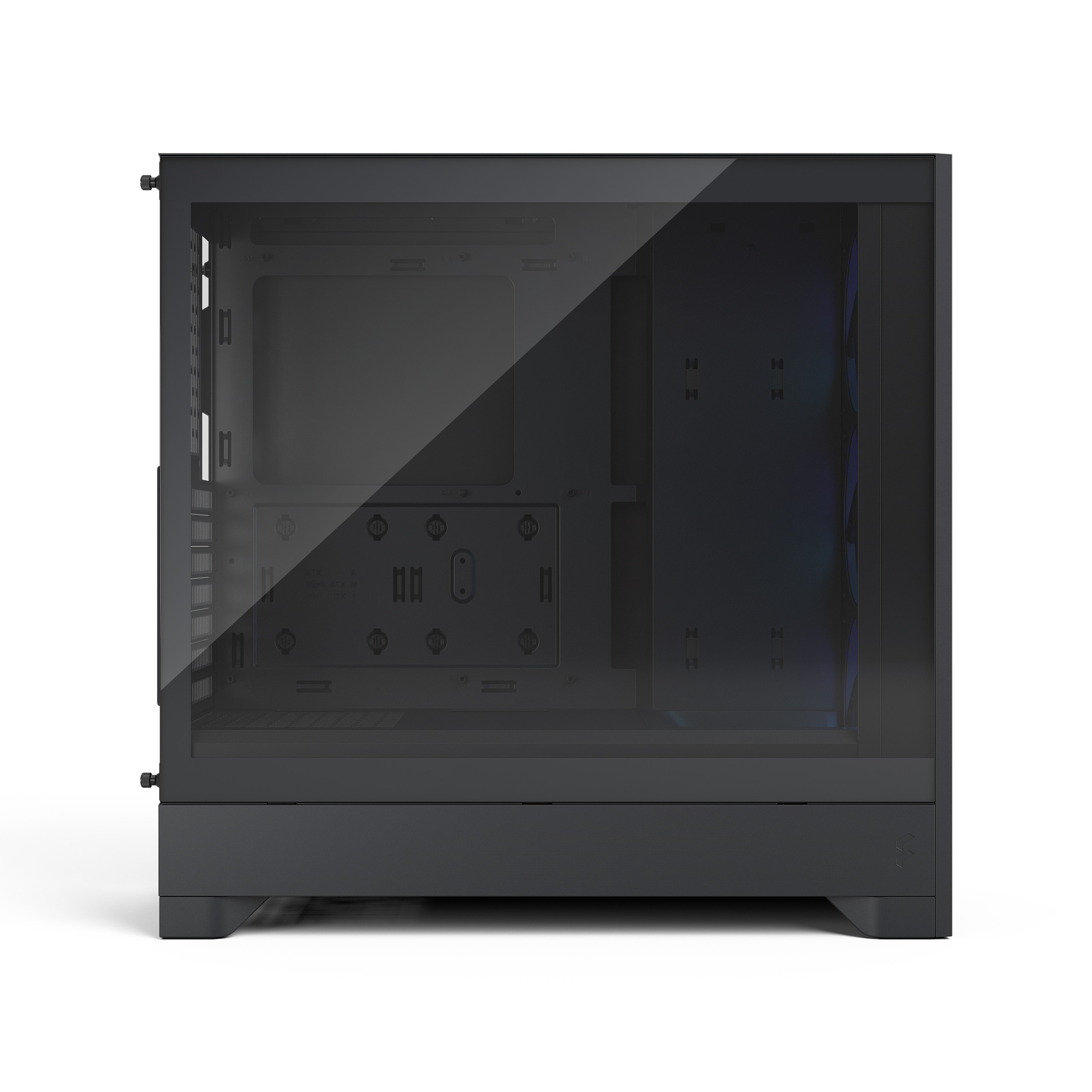 Fractal Pop 2 Air/ Midi Tower/ Transpar./ Čierna 
