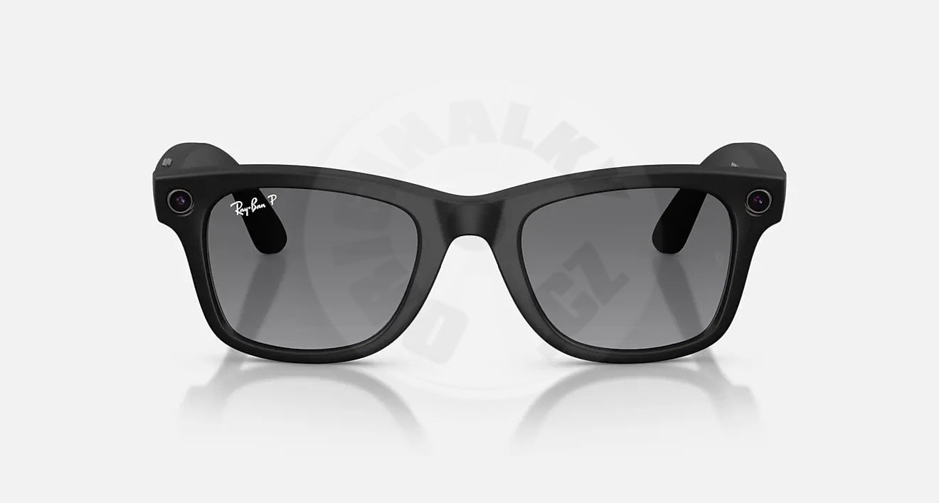 Meta Ray-Ban Gen2 Wayfarer, Matte Black, Grey Polarized Gradient 
