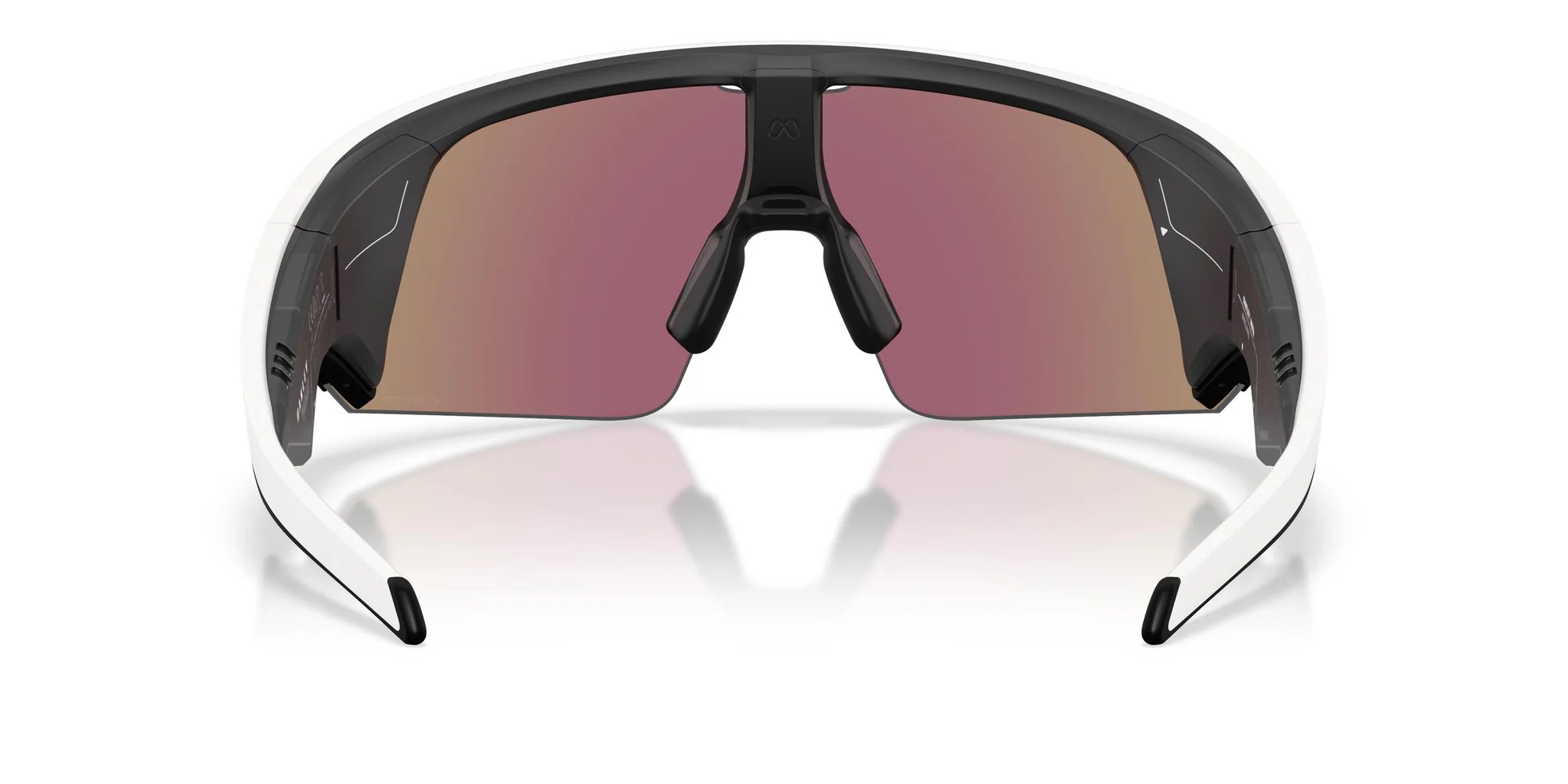 Meta Oakley Vanguard prizm sapphire lenses, white frame 