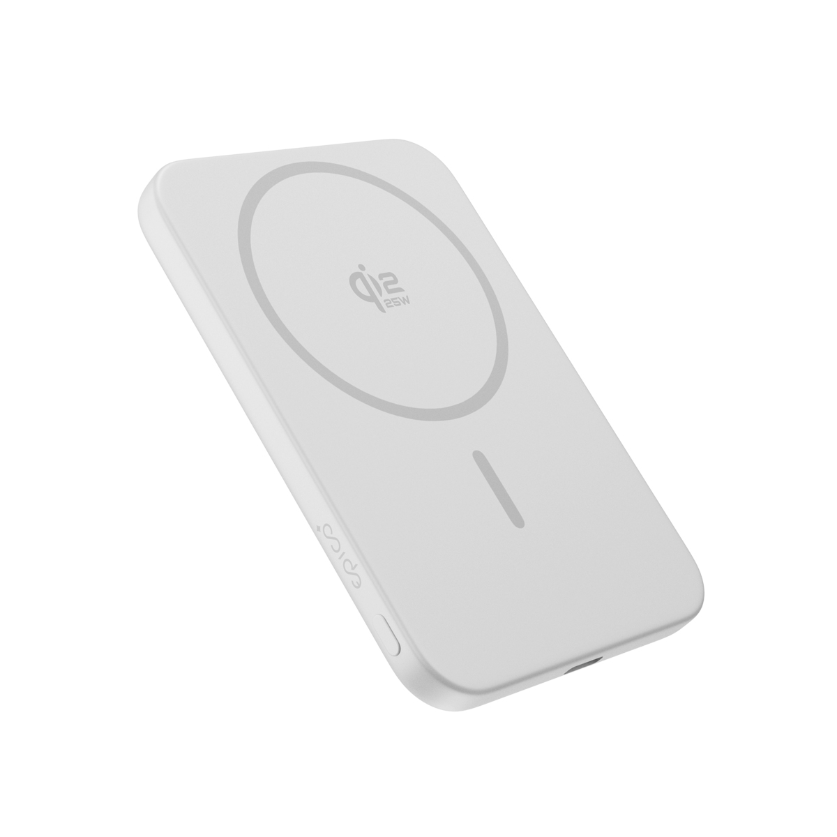 Epico Qi2 25W 5000mAh Mag+ powerbanka EM55 - strieborná 