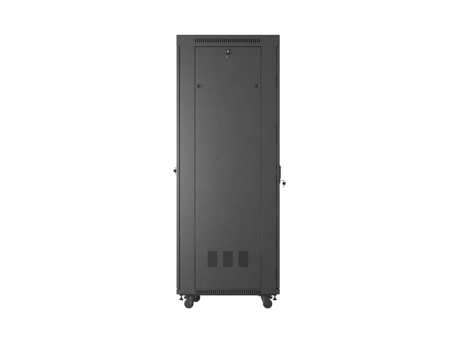 LANBERG 19" VOĽNE STOJÚCA RACKOVÁ SKRIŇA 42U/ 600X800 (FLAT PACK) S PRESKLENÝMI DVERAMI LCD ČIERNA 