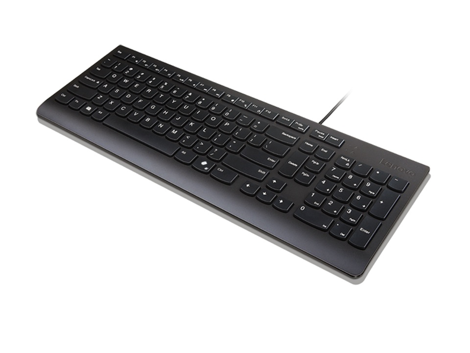 Lenovo Essential Wired Keyboard (Black) - Slovak 245/ PS/ 2/ SK/ Čierna 