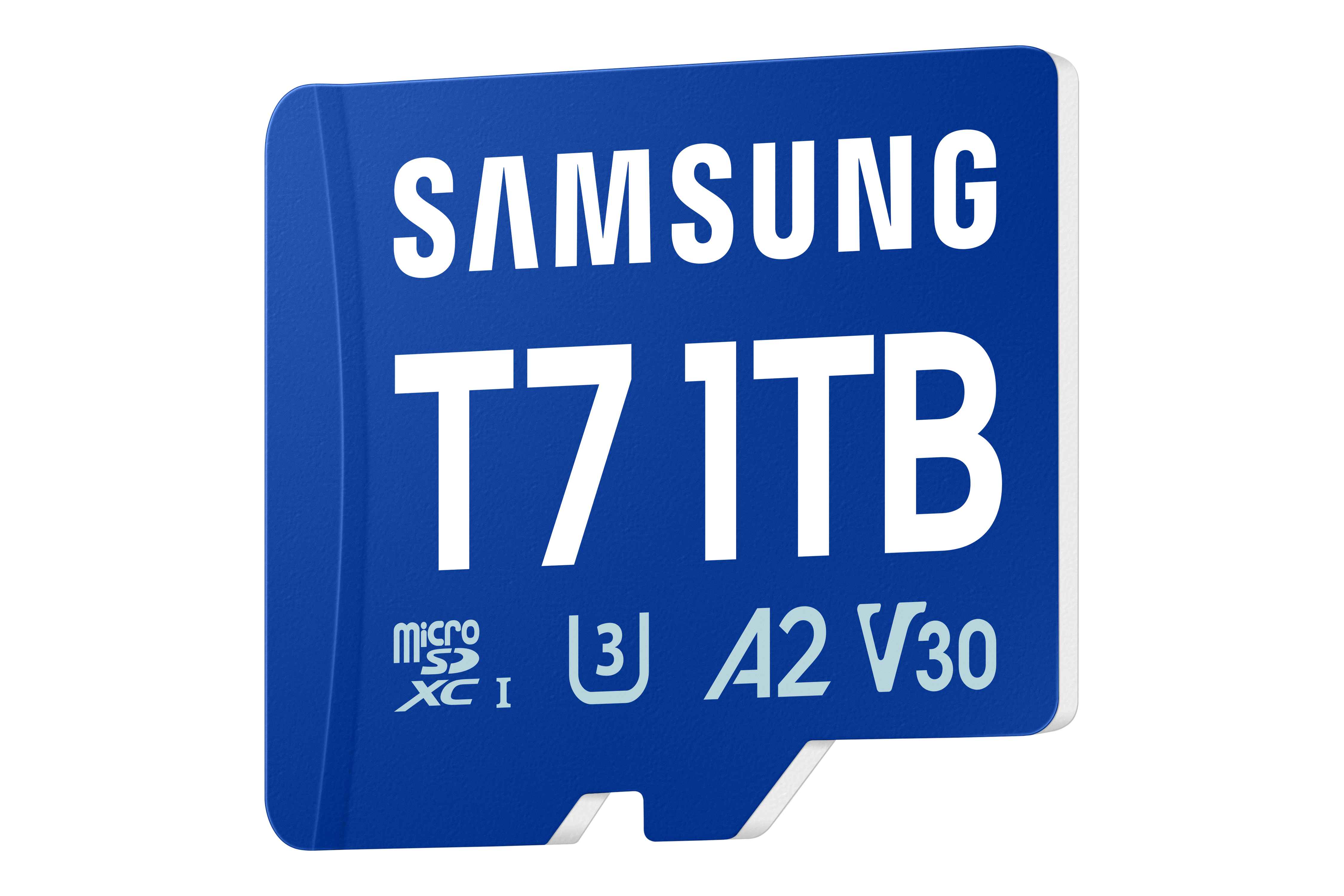 Samsung T7/ Micro SDXC/ 1TB/ UHS-I U3 / Class 10/ Modrá 