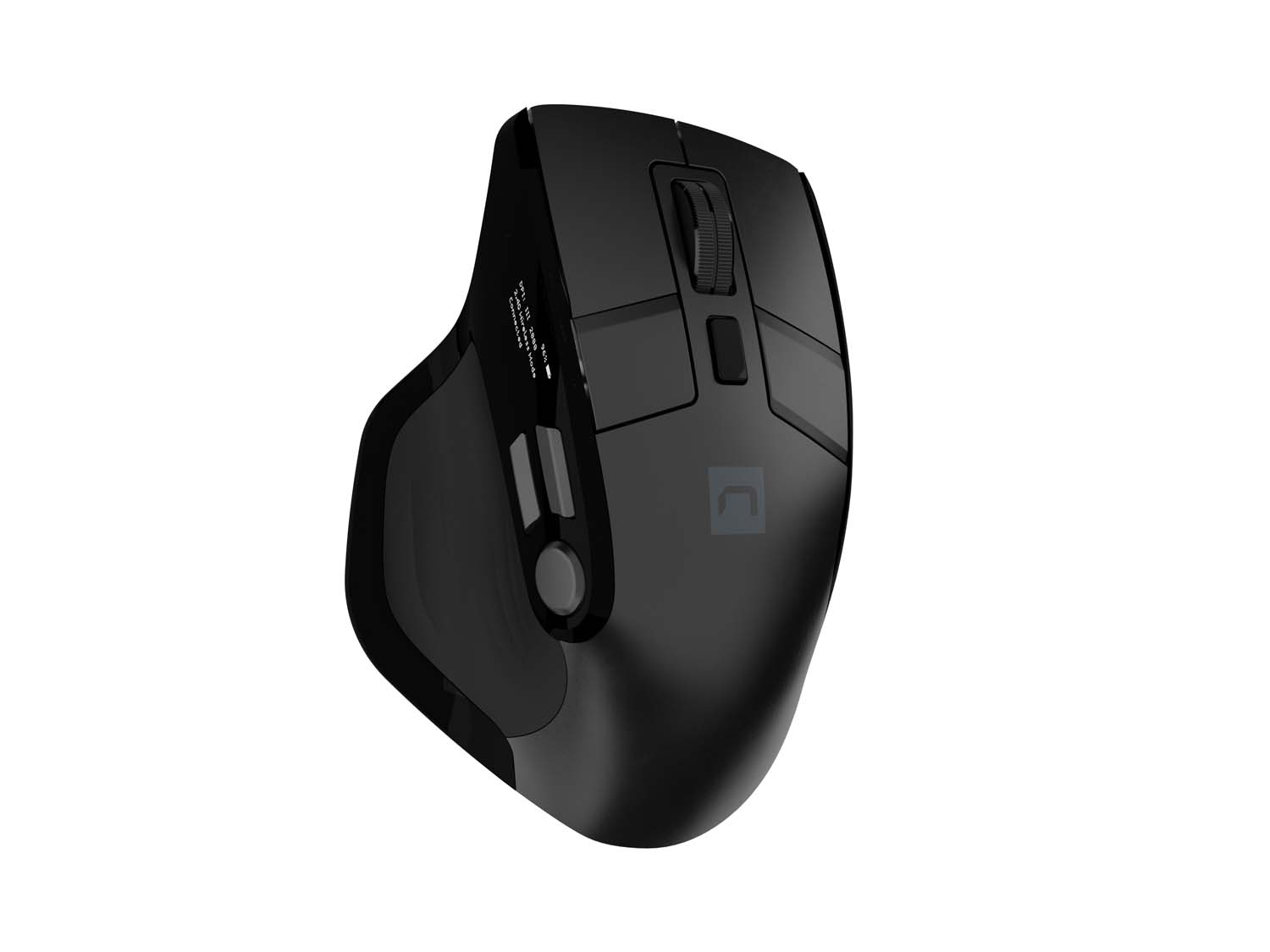 Bezdrôtová myš Natec JAGUAR PRO/ Kancelárska/ Blue Sense/ Pre pravákov/ 4 000 DPI/ USB+BT/ Čierna 