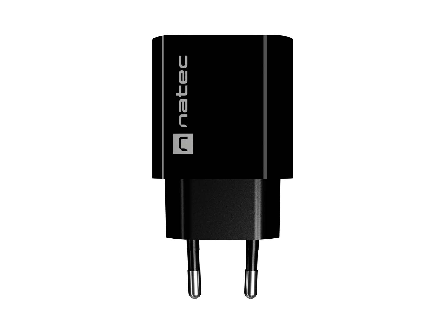 Univerzálna nabíjačka Natec RIBERA 20W, 1X USB-C, čierna 