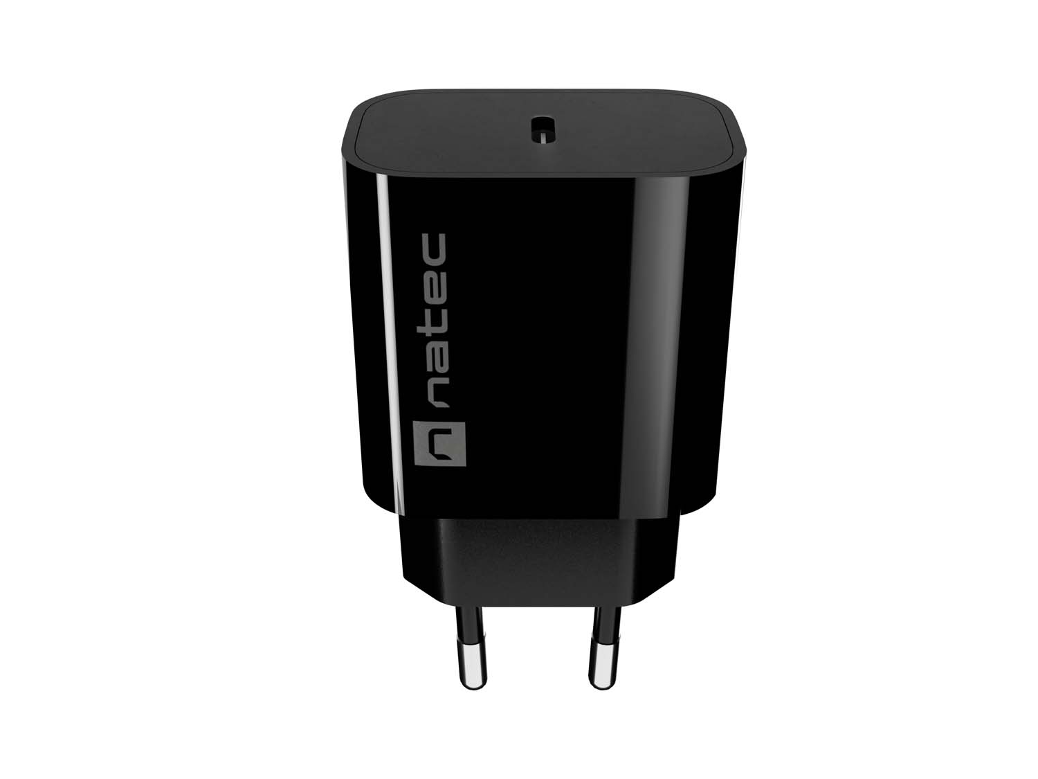 Univerzálna nabíjačka Natec RIBERA 20W, 1X USB-C, čierna 
