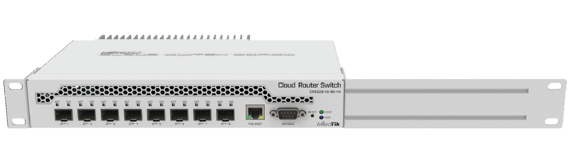 MikroTik CRS309-1G-8S+IN Cloud Router Switch 8x SFP+, 1x GB LAN 