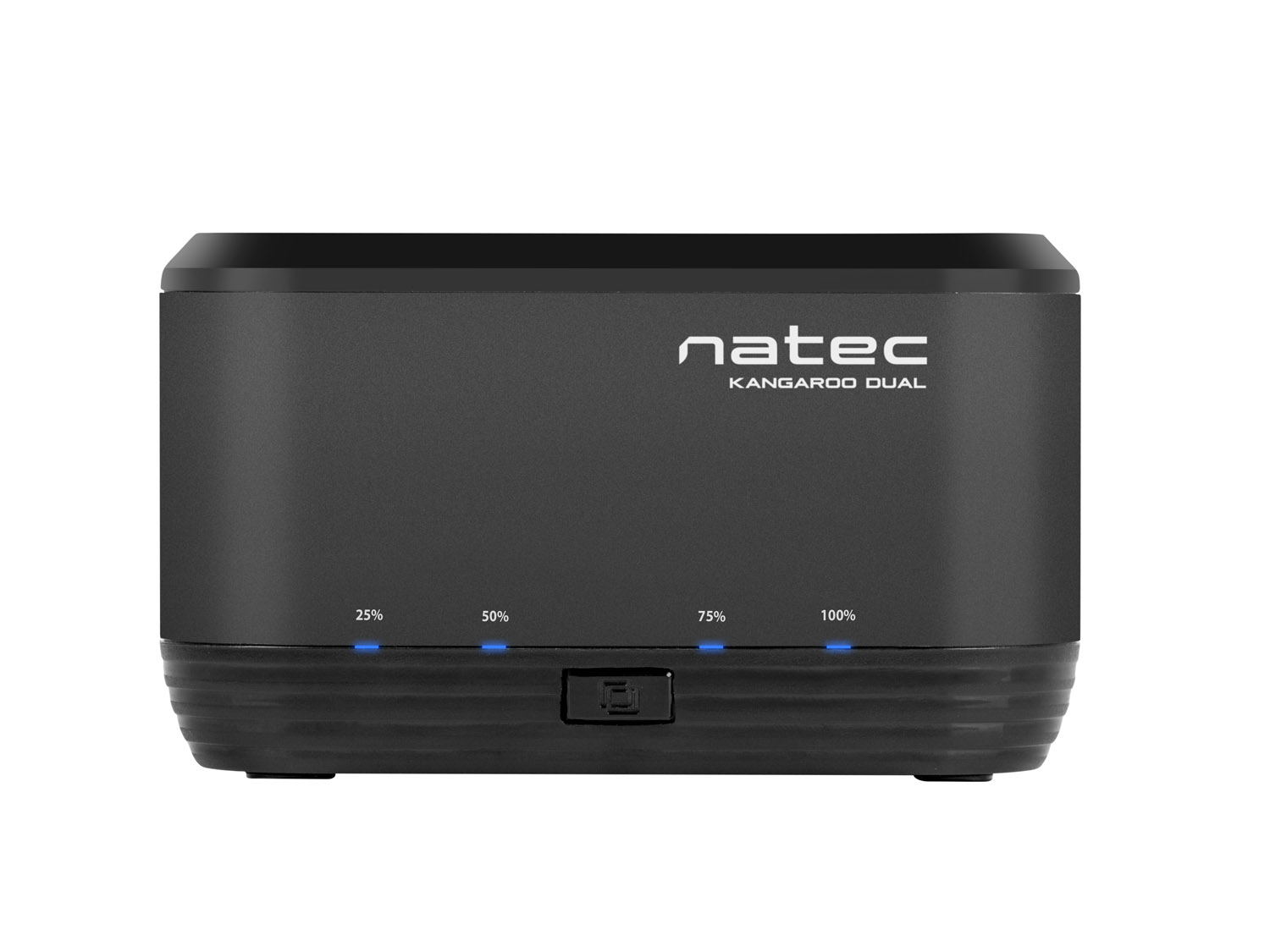 Dokovacia stanica pre HDD 2, 5"/ 3, 5" USB 3.0 Natec Kangaroo Dual, funkcia klonovania, napájací adaptér 