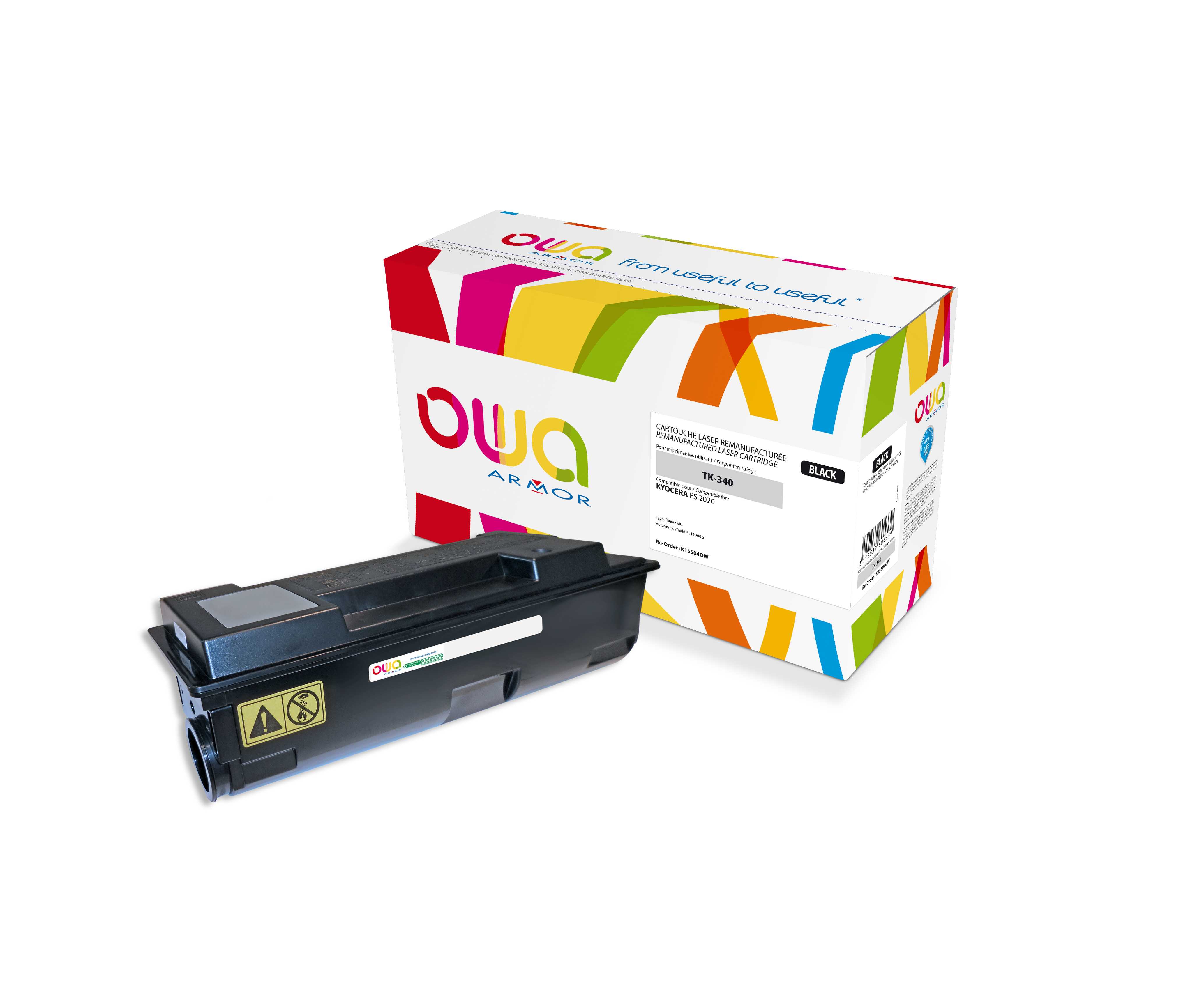 OWA Armor toner kompatibilný s Kyocera FS2020, TK-340, 12000st, čierna/ black